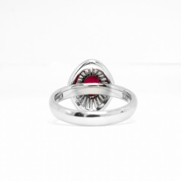 ミャンマー産ルビー ダイヤモンドリング R 1.09ct D 0.85ct GIA ミャンマー産ルビー ダイヤモンドリング R 1.09ct D 0.85ct GIA