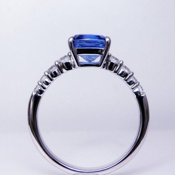 コーンフラワーブルーカラーサファイア ダイヤモンドリング SA 2.18ct D 0.18ct Pt900 GIA鑑別書付 BOUTIQUE LINE コーンフラワーブルーカラーサファイア ダイヤモンドリング SA 2.18ct D 0.18ct Pt900 GIA鑑別書付 BOUTIQUE LINE