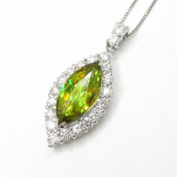 ե ɥͥå쥹 SH 2.73ct D 0.92ct 45cm Pt950 и̽ 