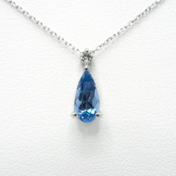 󥿥ޥꥢޥ ɥͥå쥹 AQ 0.74ct D 0.05ct 45cm Pt950 GGSJ̽ BOUTIQUE LINE