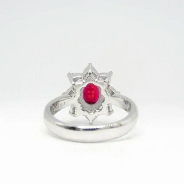 タイ産ルビー ハートシェイプダイヤモンドリング R 1.51ct D タイ産ルビー ハートシェイプダイヤモンドリング R 1.51ct D