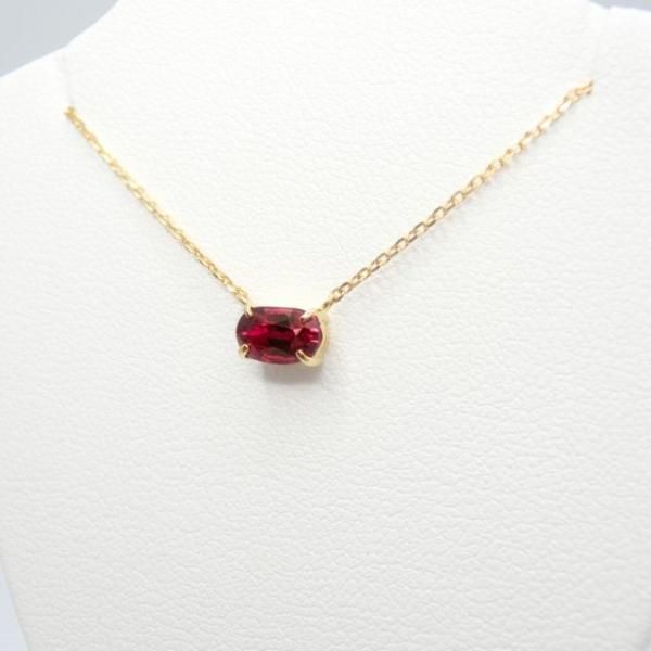 ルビーネックレス R 0.79ct 45cm K18YG GIA鑑別書付 C-LINE ルビーネックレス R 0.79ct 45cm K18YG GIA鑑別書付 C-LINE