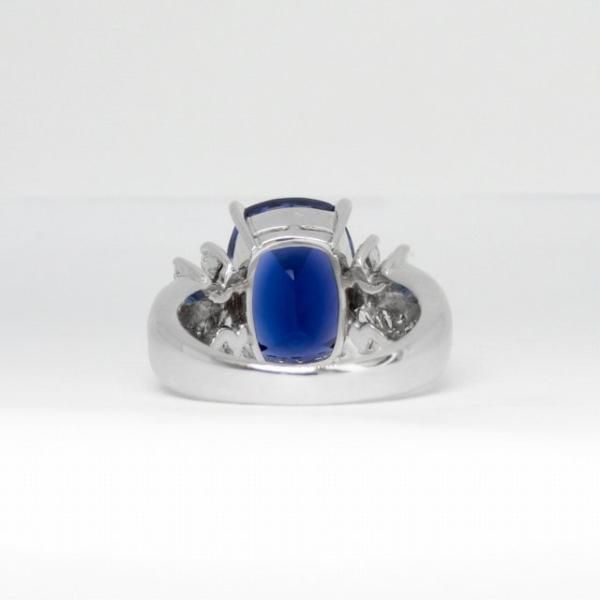 クッションシェイプタンザナイト ダイヤモンドリング TA 8.61ct クッションシェイプタンザナイト ダイヤモンドリング TA 8.61ct