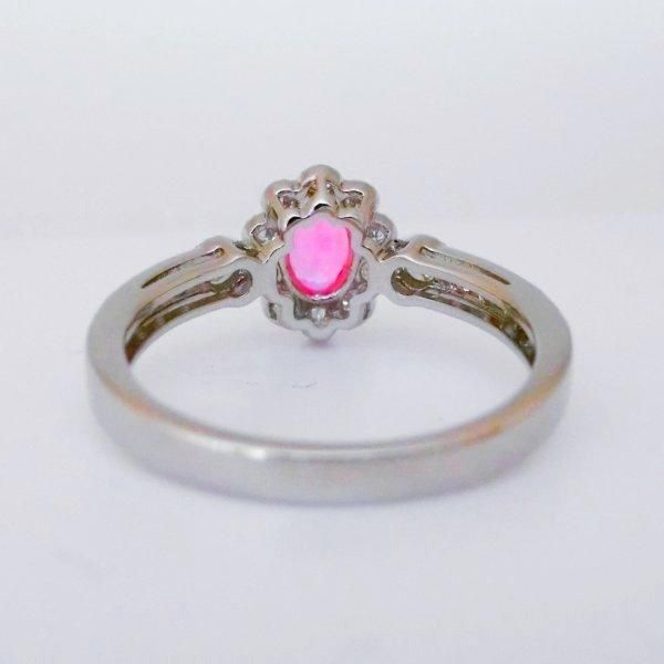 パパラチアサファイア ダイヤモンドリング PDS 0.579ct D 0.33ct パパラチアサファイア ダイヤモンドリング PDS 0.579ct D 0.33ct