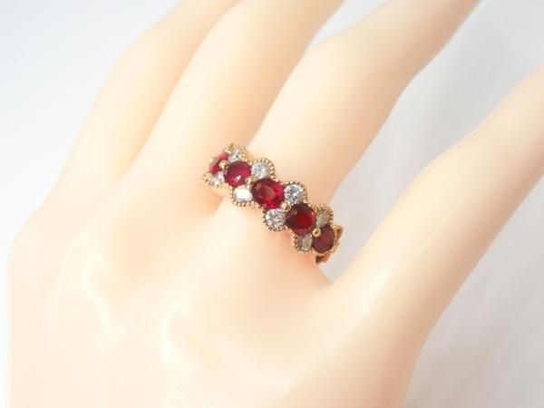 ルビー ダイヤモンドバンドリング R 1.85ct D 0.70ct K18PG ルビー ダイヤモンドバンドリング R 1.85ct D 0.70ct K18PG