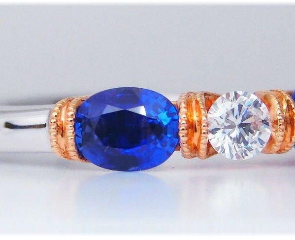 ロイヤルブルーカラーサファイア ダイヤモンドリング SA 1.11ct ロイヤルブルーカラーサファイア ダイヤモンドリング SA 1.11ct