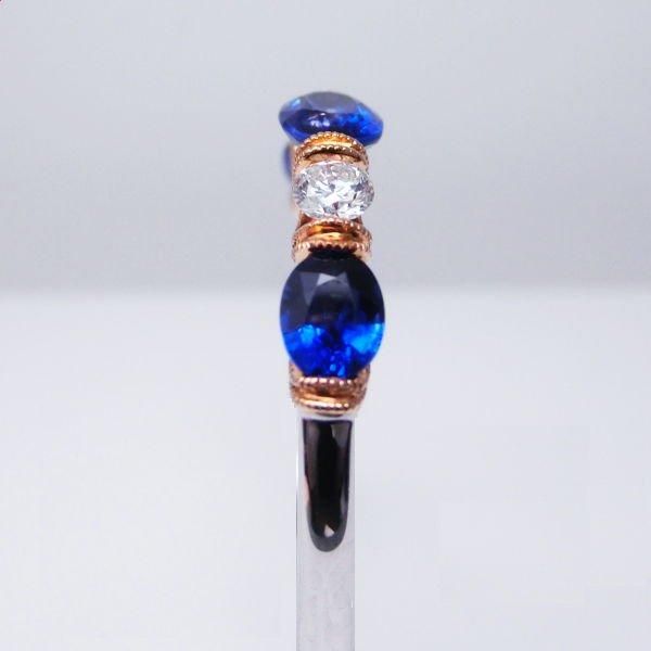 ロイヤルブルーカラーサファイア ダイヤモンドリング SA 1.11ct ロイヤルブルーカラーサファイア ダイヤモンドリング SA 1.11ct