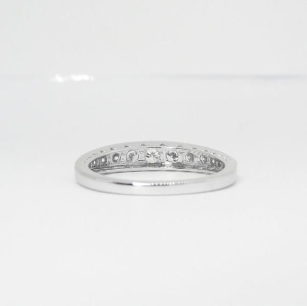 ダイヤモンドハーフエタニティリング D 0.55ct K18WG BOUTIQUE LINE