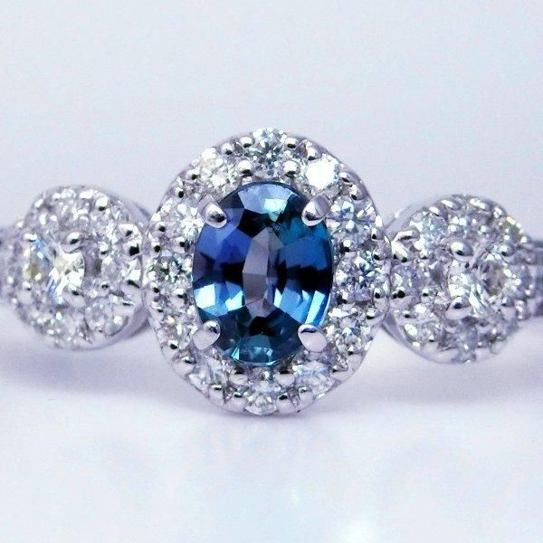ブラジル産アレキサンドライト ダイヤモンドリング AX 0.23ct D ブラジル産アレキサンドライト ダイヤモンドリング AX 0.23ct D