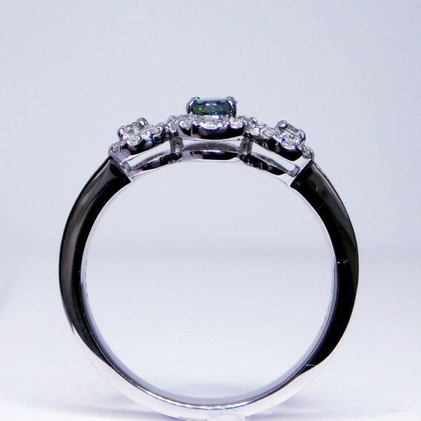 ブラジル産アレキサンドライト ダイヤモンドリング AX 0.23ct D ブラジル産アレキサンドライト ダイヤモンドリング AX 0.23ct D