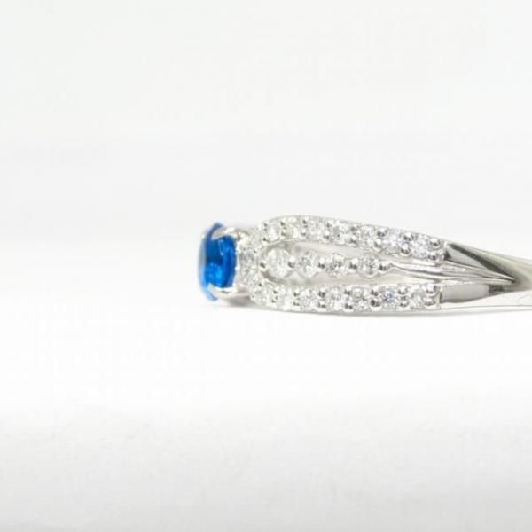 アウイナイト ダイヤモンドリング HA 0.178ct D 0.21ct Pt950 日独宝石