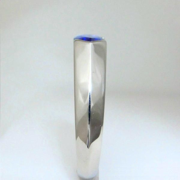 マーキスカットタンザナイトリング TA 1.12ct Pt950 日独宝石