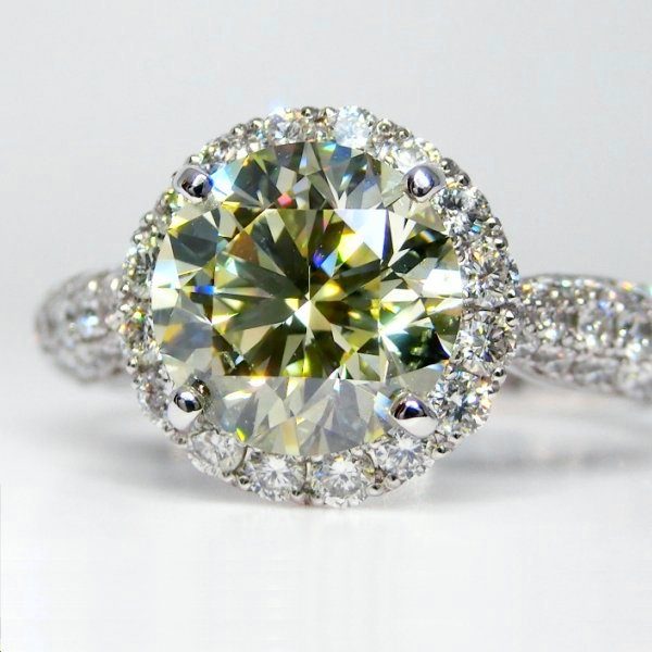 ラウンドブリリアントカットダイヤモンドリング D 2.018ct LY-SI1-VG 0.92ct Pt950 BOUTIQUE LINE