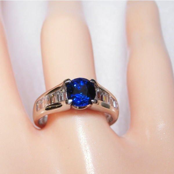 ロイヤルブルーカラーサファイア ダイヤモンドリング SA 1.28ct ロイヤルブルーカラーサファイア ダイヤモンドリング SA 1.28ct