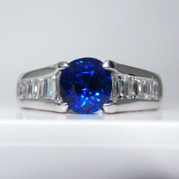ロイヤルブルーカラーサファイア ダイヤモンドリング SA 1.28ct ロイヤルブルーカラーサファイア ダイヤモンドリング SA 1.28ct