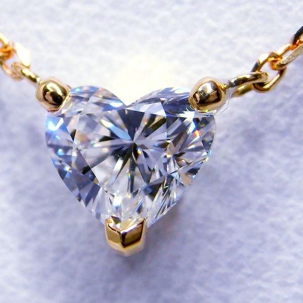 ハートシェイプダイヤモンドネックレス D 0.816ct H-VS2 45cm ハートシェイプダイヤモンドネックレス D 0.816ct H-VS2 45cm