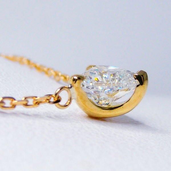 ハートシェイプダイヤモンドネックレス D 0.816ct H-VS2 45cm ハートシェイプダイヤモンドネックレス D 0.816ct H-VS2 45cm