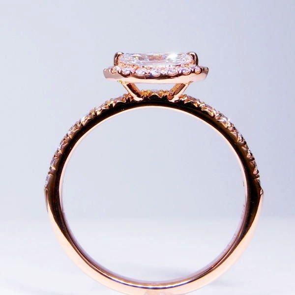 マーキスカットダイヤモンドリング D 0.30ct D-VS2 0.27ct K18PG マーキスカットダイヤモンドリング D 0.30ct D-VS2 0.27ct K18PG