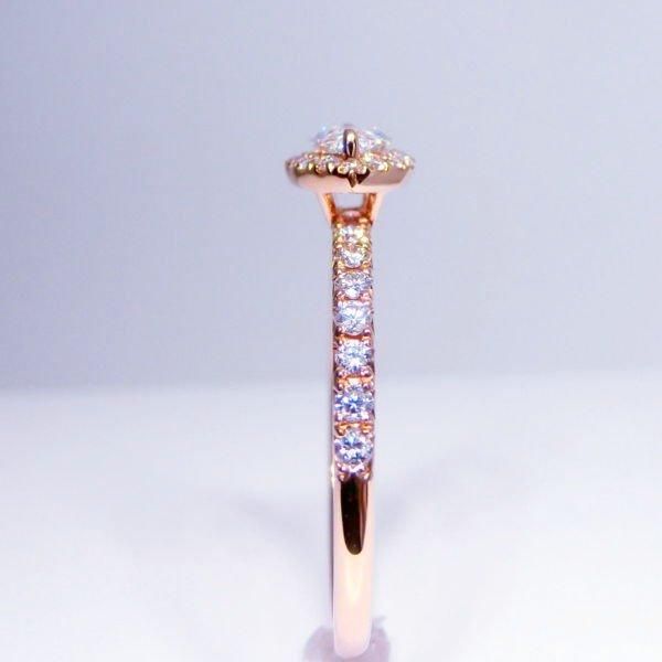 マーキスカットダイヤモンドリング D 0.30ct D-VS2 0.27ct K18PG マーキスカットダイヤモンドリング D 0.30ct D-VS2 0.27ct K18PG