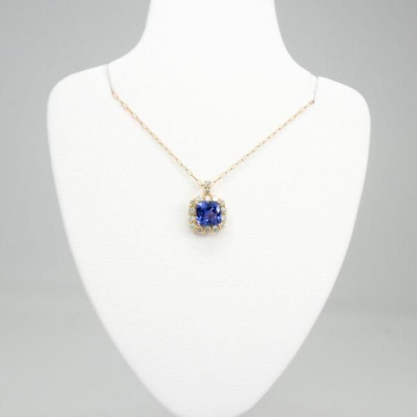 タンザナイト ダイヤモンドネックレス TA 0.59ct D 0.18ct 45cm タンザナイト ダイヤモンドネックレス TA 0.59ct D 0.18ct 45cm