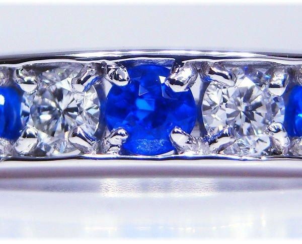 アウイナイトダイヤモンドリング HA 0.18ct 0.14ct Pt950 日独 アウイナイトダイヤモンドリング HA 0.18ct 0.14ct Pt950 日独