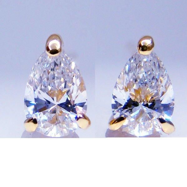 ペアシェイプダイヤモンドピアス D 0.205ct D-VS2 0.201ct D-VS2 ペアシェイプダイヤモンドピアス D 0.205ct D-VS2 0.201ct D-VS2
