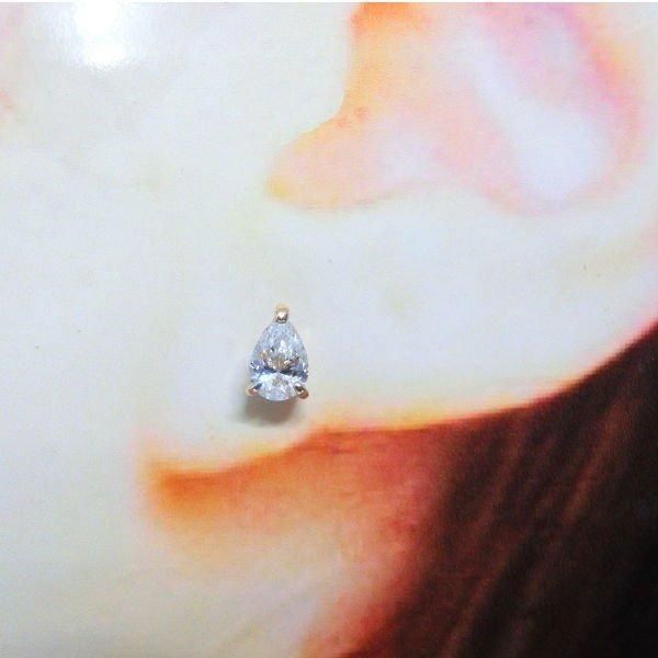 ペアシェイプダイヤモンドピアス D 0.205ct D-VS2 0.201ct D-VS2 ペアシェイプダイヤモンドピアス D 0.205ct D-VS2 0.201ct D-VS2