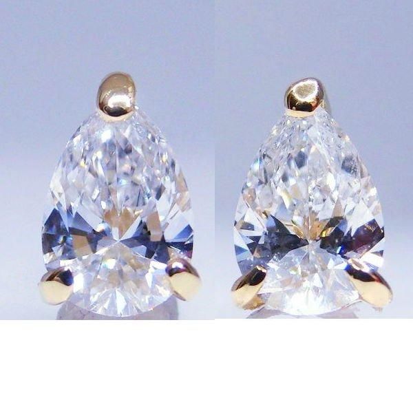 ペアシェイプダイヤモンドピアス D 0.205ct D-VS2 0.201ct D-VS2 ペアシェイプダイヤモンドピアス D 0.205ct D-VS2 0.201ct D-VS2