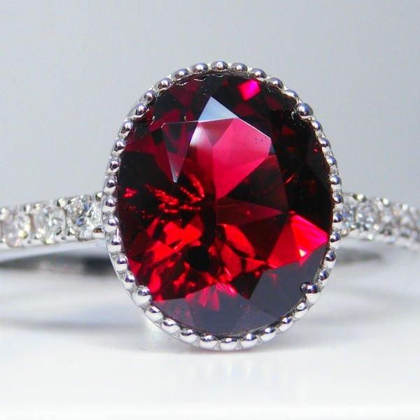 ガーネット ダイヤモンドリング GA 2.24ct D 0.20ct Pt950 日独 ガーネット ダイヤモンドリング GA 2.24ct D 0.20ct Pt950 日独