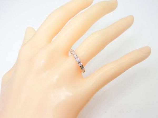 バゲットカットダイヤモンド ハーフエタニティリング D 0.52ct バゲットカットダイヤモンド ハーフエタニティリング D 0.52ct