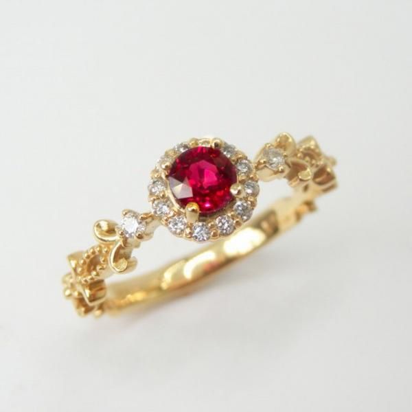 ߥޡӡ ɥ R 0.32ct D 0.10ct K18YG и̽