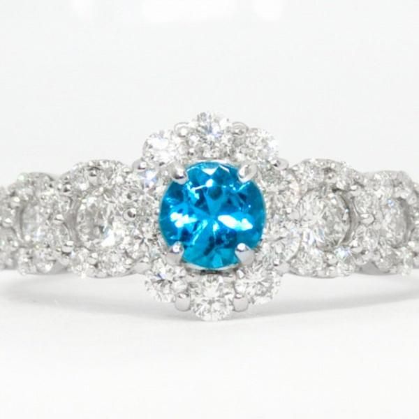 ブラジル産パライバトルマリン ダイヤモンドリング PA 0.255ct D ブラジル産パライバトルマリン ダイヤモンドリング PA 0.255ct D