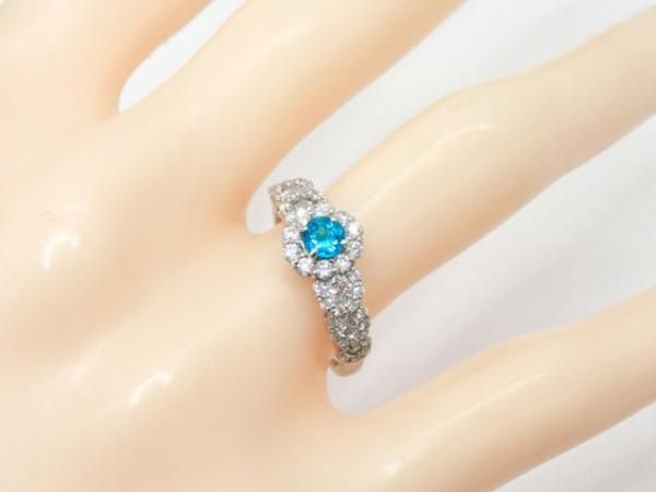 ブラジル産パライバトルマリン ダイヤモンドリング PA 0.255ct D ブラジル産パライバトルマリン ダイヤモンドリング PA 0.255ct D