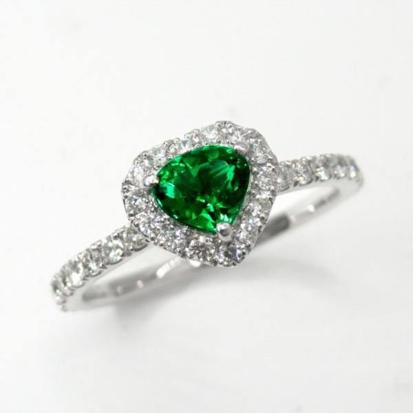 ӥΥ󥪥륨 ɥ EM 0.367ct D 0.410ct Pt950 GIA иʬϽ BOUTIQUE LINE 