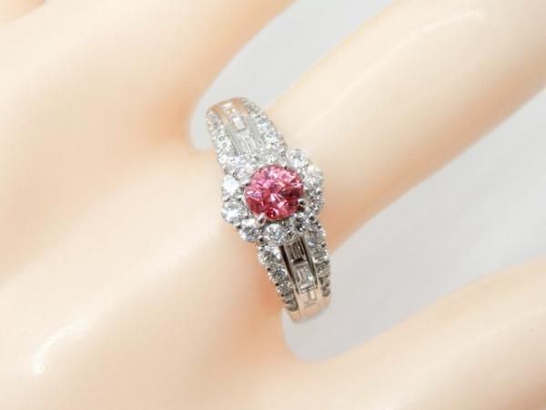 天然 パパラチアサファイア 不用心 ダイヤ リング1.52ct k18 ¥ 天然 パパラチアサファイア 不用心 ダイヤ リング1.52ct k18 ¥