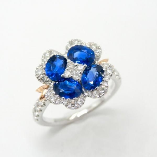 ե ɥեե SA 1.71ct D 0.47ct K18WG/PG BOUTIQUE LINE