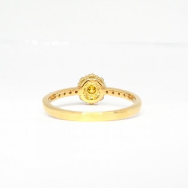 ファンシービビッドイエローダイヤモンドリング D 0.088ct FVY ファンシービビッドイエローダイヤモンドリング D 0.088ct FVY