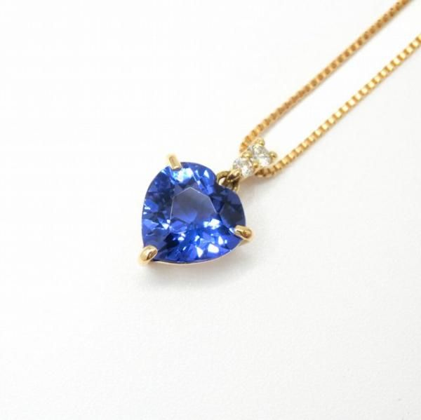 ハートシェイプタンザナイト ダイヤモンドネックレス TA 1.02ct ハートシェイプタンザナイト ダイヤモンドネックレス TA 1.02ct