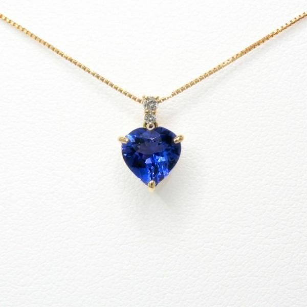 ハートシェイプタンザナイト ダイヤモンドネックレス TA 1.02ct ハートシェイプタンザナイト ダイヤモンドネックレス TA 1.02ct