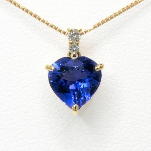 ハートシェイプタンザナイト ダイヤモンドネックレス TA 1.02ct ハートシェイプタンザナイト ダイヤモンドネックレス TA 1.02ct