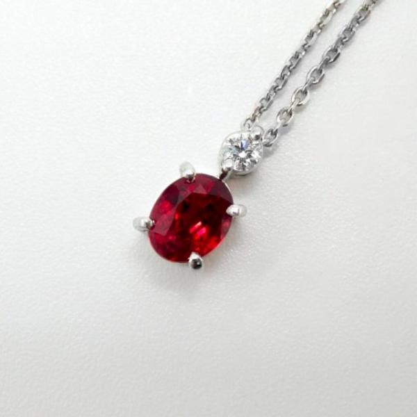 Ǯԥ֥åɥ顼ӡ ɥͥå쥹 R 0.42ct D 0.03ct 45cm Pt950 AIGS̽