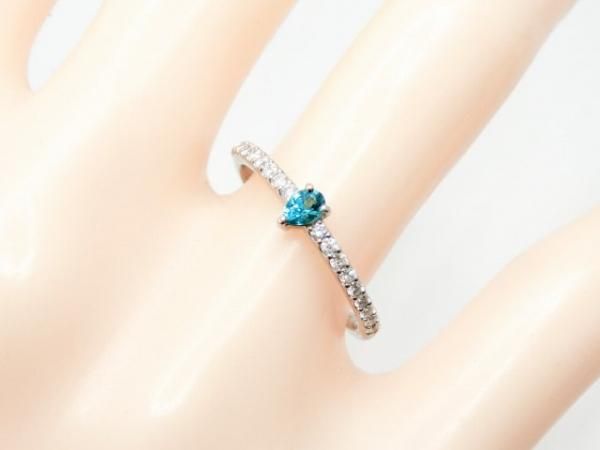 ブラジル産パライバトルマリン ダイヤモンドリング PA 0.09ct D ブラジル産パライバトルマリン ダイヤモンドリング PA 0.09ct D
