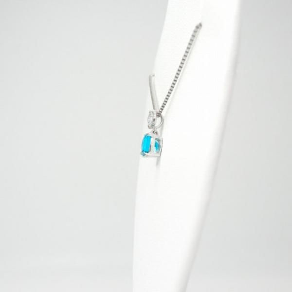 ブラジル産パライバトルマリンダイヤモンドネックレス PA 0.48ct ブラジル産パライバトルマリンダイヤモンドネックレス PA 0.48ct