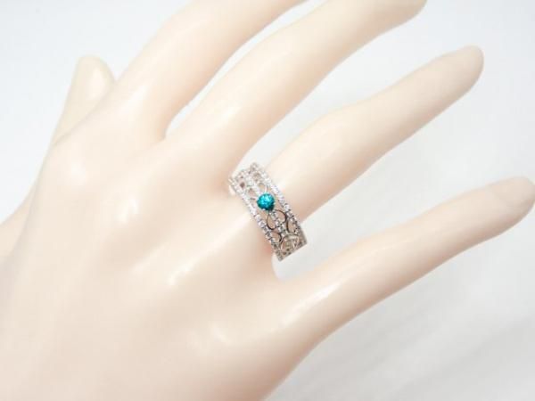 ブラジル産パライバトルマリン ダイヤモンドリング PA 0.12ct D ブラジル産パライバトルマリン ダイヤモンドリング PA 0.12ct D
