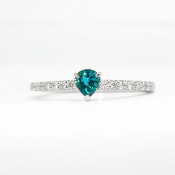 グランディディエライト ダイヤモンドリング GRD 0.211ct D 0.13ct