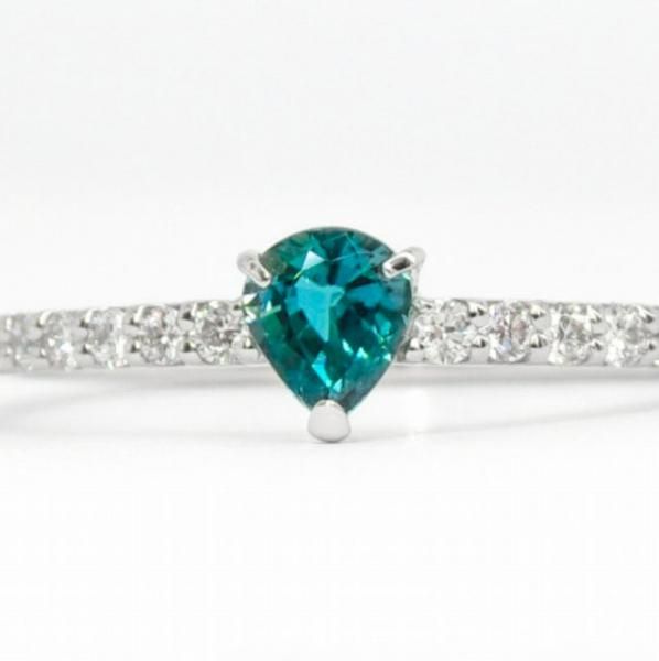 グランディディエライト ダイヤモンドリング GRD 0.211ct D 0.13ct