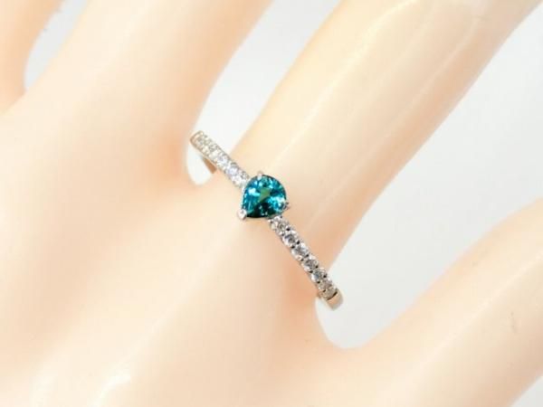 グランディディエライト ダイヤモンドリング GRD 0.211ct D 0.13ct