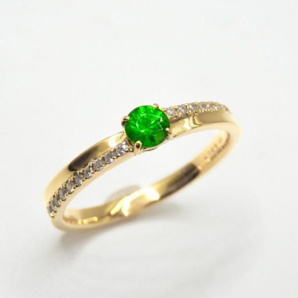 ǥޥȥɥͥå ɥ DTG 0.207ct D 0.10ct K18YG и̽ 