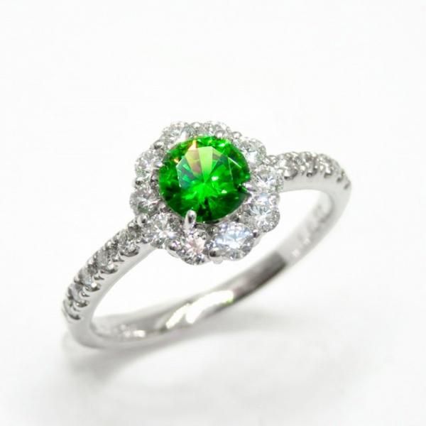 ǥޥȥɥͥå ɥ DTG 0.486ct D 0.37ct Pt950 и̽ 