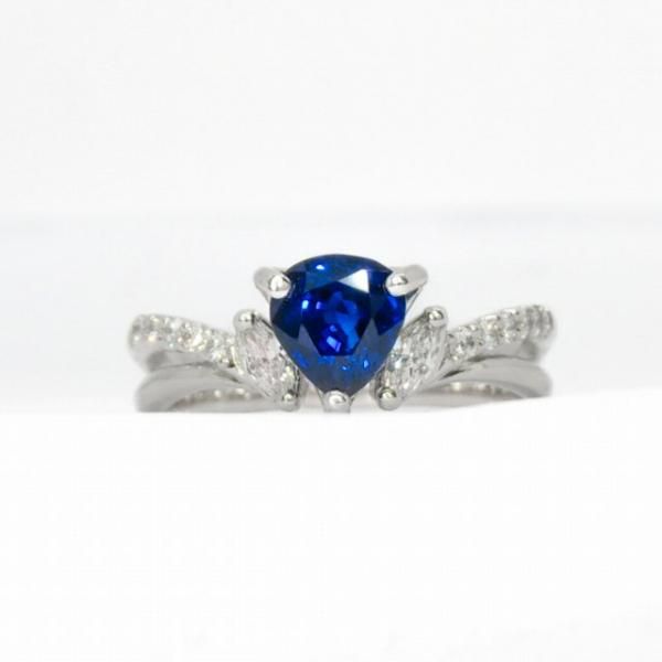 ロイヤルブルーカラーサファイア ダイヤモンドリング SA 1.03ct ロイヤルブルーカラーサファイア ダイヤモンドリング SA 1.03ct